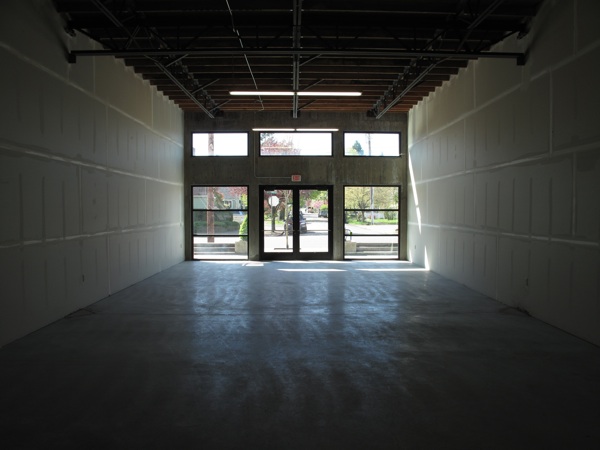IMG_2272 Looking out towards the street in the new space